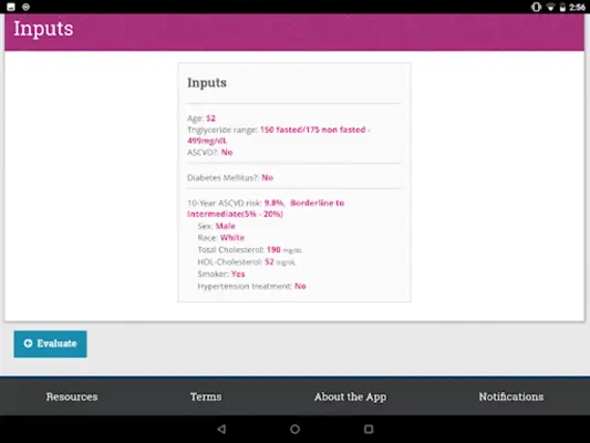 Lipid Manager android App screenshot 4