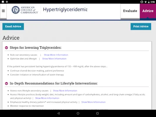 Lipid Manager android App screenshot 5