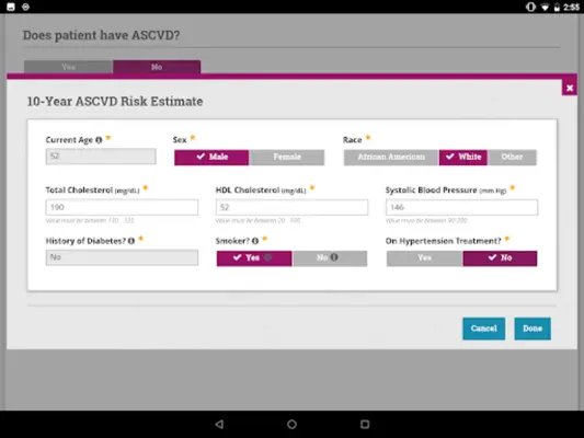 Lipid Manager android App screenshot 6