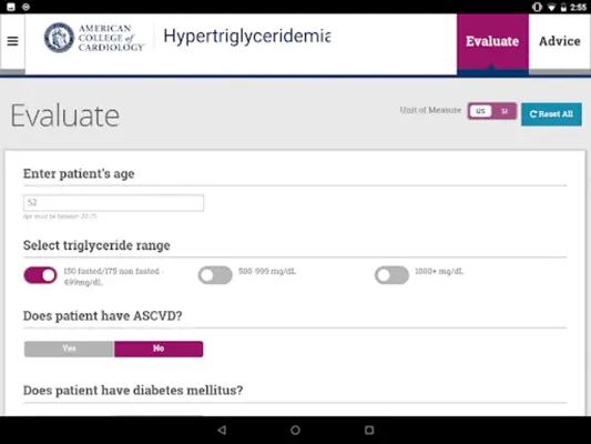 Lipid Manager android App screenshot 7